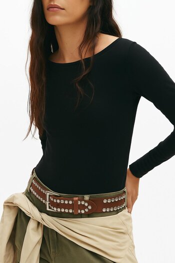 HAKKE Finger Interlocking Flat Ribbed Sweat