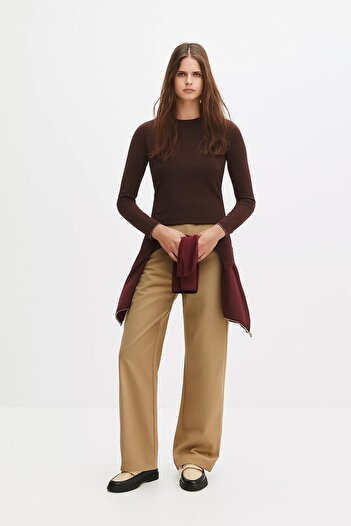 HAKKE Finger Interlocking Flat Ribbed Sweat