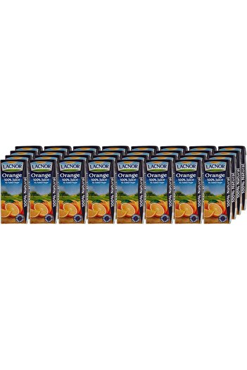 Lacnor Essential Orange 100% Juice, No Added Sugar, 180Ml