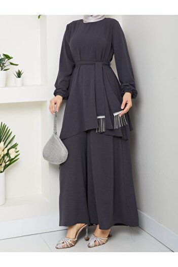CLB COLLECTION Women's Skirted Pantalon Hijab Set