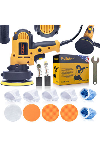Rosfix Car Grinder Set 700W + 10 Pads | 600–3700 RPM, Disc 125 mm