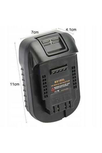 Rosfix Bosch 18V to Dewalt 18V DW18ML Battery Adapter | Compatible with Dewalt