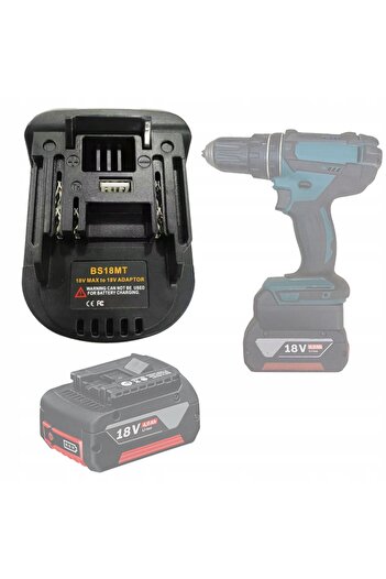 Rosfix Bosch 18V to Makita 18V Battery Adapter | Compatible with Makita LXT