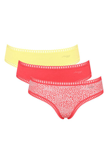 SLOGGI Set de 3 perechi de chiloți clasici pentru femei 10219671 Multicolor