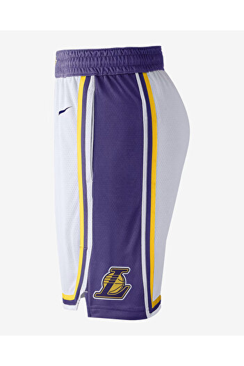 Nike Los Angeles Lakers NBA Erkek Beyaz Basketbol Şort AJ5616-100