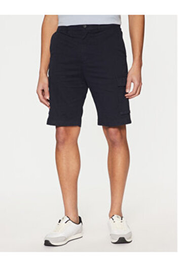 Calvin Klein Ανδρικό Σορτς από Υλικό K10K114067 Μπλε Ναυτικό