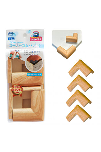 CARBOY Protectie Colturi, Culoarea lemnului, Set 4 buc