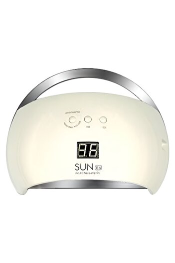 GermaNova LED Nail Lamp SUN6, 48W, Timer, LCD Display, White