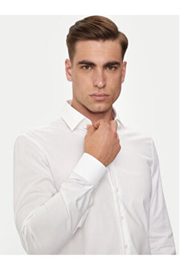 Calvin Klein Ανδρικό Πουκάμισο K10K113164 Λευκό