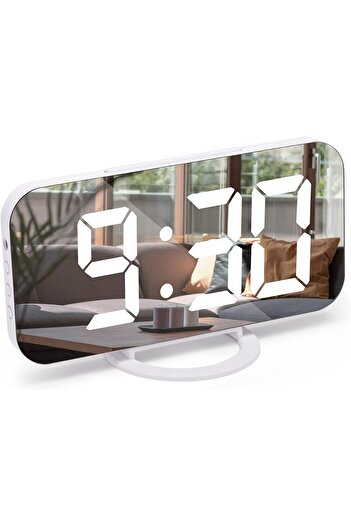 ON Electronics Alarm Clock with Dimmable LED Display Digital Alarm Clock