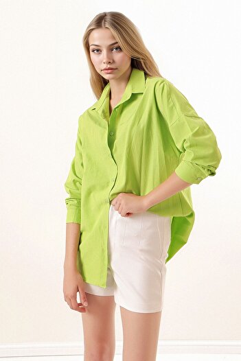 Hiccup Bdart Plus Size Button down Long Sleeve Shirt