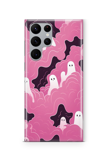 Multitronic Samsung Galaxy S25 Ultra Compatible Ghosts Design Printed Transparent Case