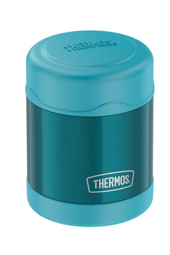 Thermos Kids Funtainer Stainless Steel Food Jar - Teal Blue - 290ml