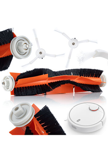 Rosfix Guest + Main Brush Set | Compatible with Xiaomi Mi Vacuum 1–2
