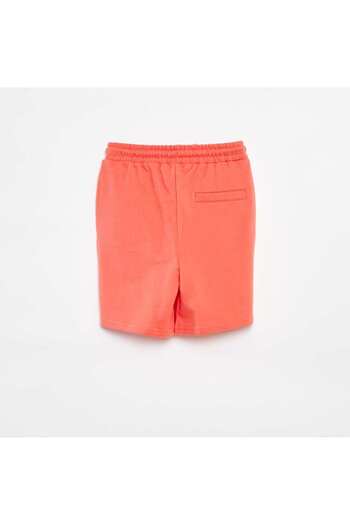 KIABI Lightweight sweatshirt fabric shorts RED