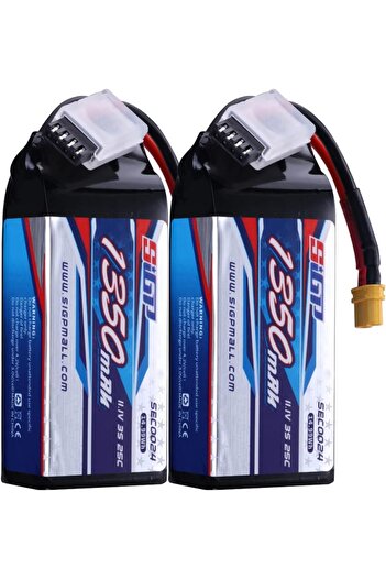 ON Electronics SIGP 11.1 V 3S Lipo Battery 1350 mAh 25C Soft Pack with XT30 Connector