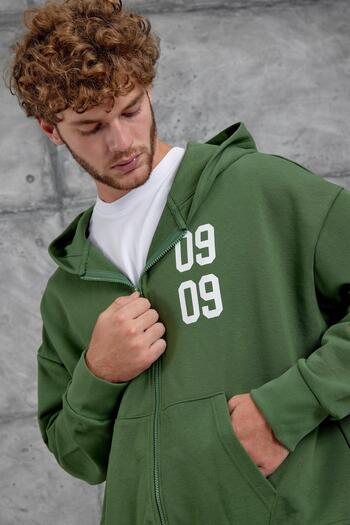 NOMARC Green 0909 Printed Oversize Tracksuit Set