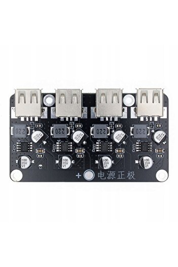 Rosfix 4 Channel USB 2.0/3.0 Voltage Converter | Step Down 6–24V to 5V 3A