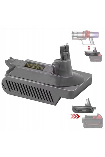 Rosfix Milwaukee 18V Battery Adapter | Compatible with Dyson V10 Vacuum Cleaner