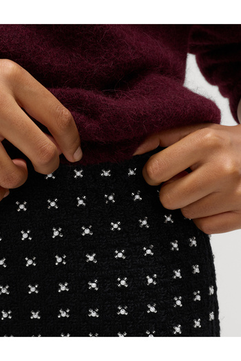Marks & Spencer İşlemeli Mini Etek