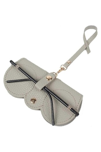 OEM Soft Case for Sunglasses, PU Leather, Portable Design, Zipper Closure
