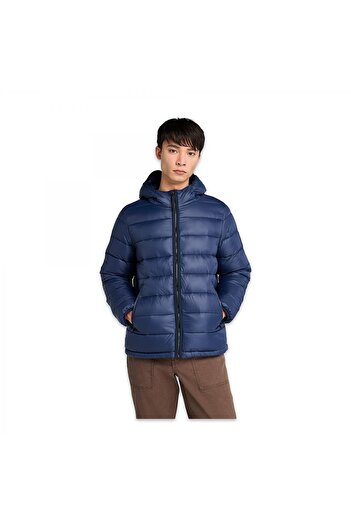 Timberland Tb0A44A1 Garfield Durable Water Repellent Puffer Navy Blue Men's Jacket