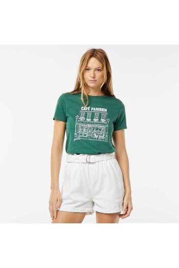 KIABI Printed T-shirt GREEN