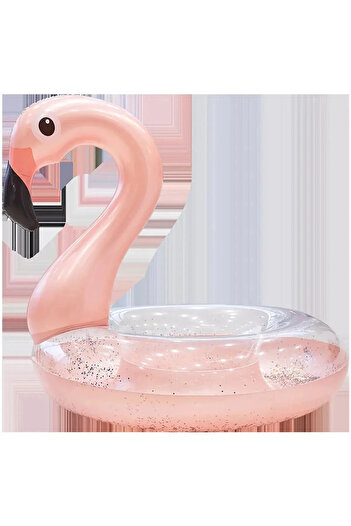 LRS STORE Children's Ring 3-9 Years Old - Unicorn - Flamingo Sequin Girl's Pool Sea Toy Swimming Ring