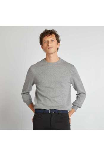 KIABI Round neck sweater GREY