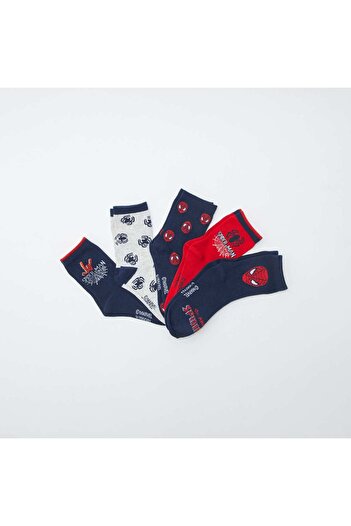 KIABI Pack of 5 pairs of Spider-Man socks BLUE