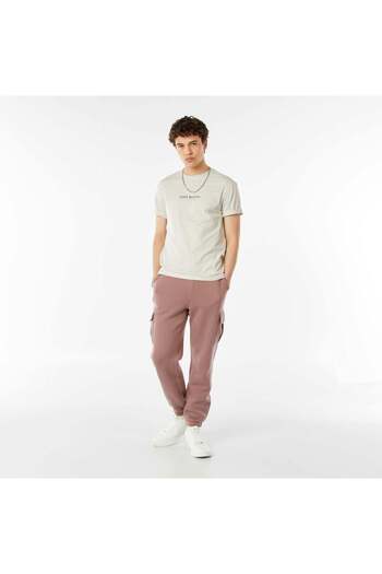 KIABI Printed slogan T-shirt GREY
