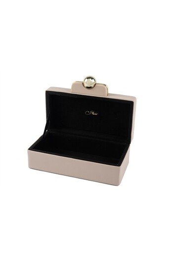 Mikasa Moor Rex Pink Faux Leather Box with Gold Handles 21X15X7Cm