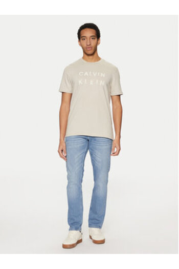 Calvin Klein Ανδρικό T-Shirt K10K114156 Μπεζ