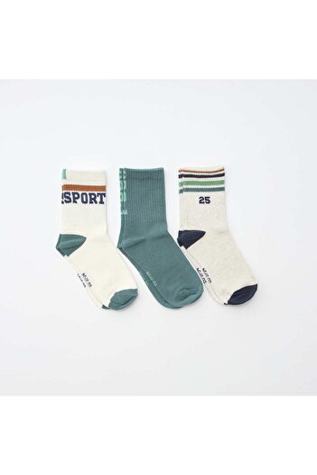 KIABI Pack of 3 pairs of tennis socks GREY
