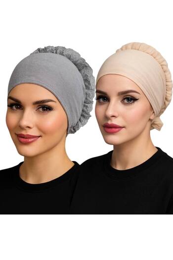 ALADİYAR Ruffled Bonnet