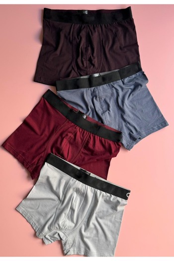 Elosia Obidian Calm |   3-Pack Modal Fabric and Lycra Men's Boxers