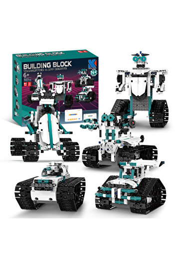 OEM Set educativ 5-in-1 Robot STEM cu Programare prin Aplicație – Jucărie Inteligentă DIY Electrică