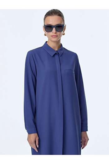 Zühre Women's Hidden Button Detailed Tunic T-0767