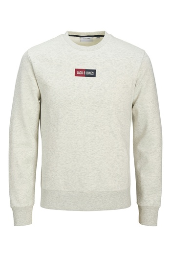 Jack & Jones Ανδρικό φούτερ Jack & Jones Jjp ανοιχτό γκρι 12278617