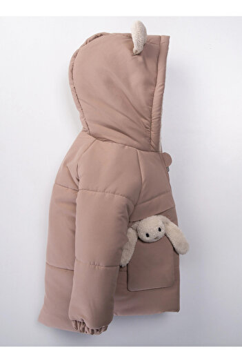 My Hanne Girl's Coat with Rabbit Ears 50327