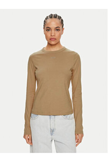 Calvin Klein Γυναικεία Μπλούζα K20K207572 Μπεζ