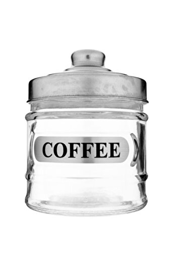 ANTBRO Glass Container with Metal Lid and Airtight Seal for Coffee, 250 ml