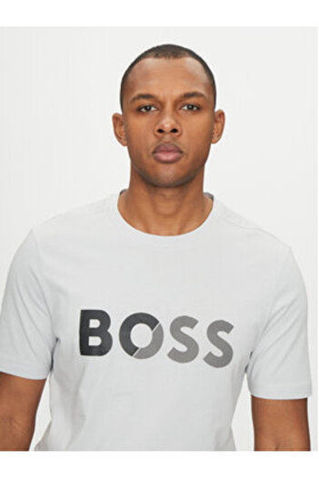 BOSS Men's T-Shirt 50530990 Gray