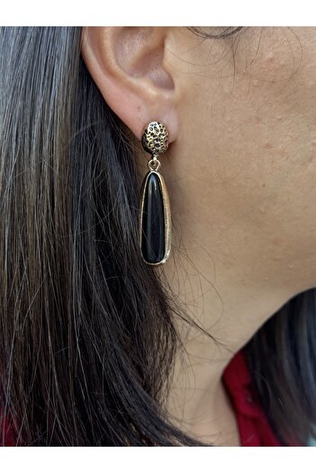 Byoz store Vip Series Vintage Style Black Earrings