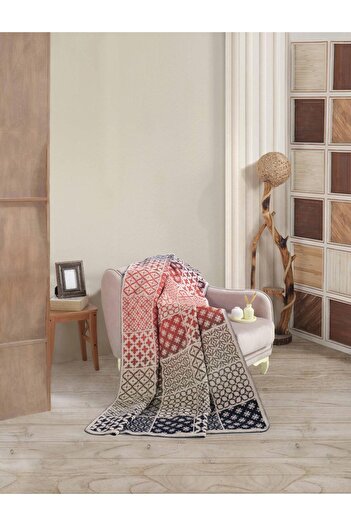 Bayev Colorful Checkered Double Cotton Blanket 200 X 220
