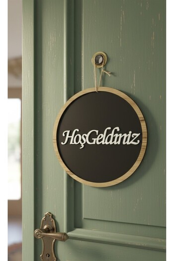 Pey Aksesuar Door Ornament Welcome Modern