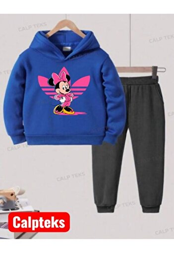 CALP TEKS Mickeykiz Thick Cotton Hooded Children's Tracksuit Set