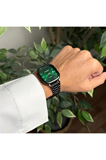 Casio Casio LTP Black and Green Men's Watch