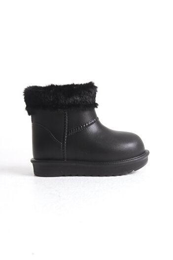Moda Lime Winter Fur Non-Slip Sole Comfortable Fit Easy to Wear Cold Weather Resistant Children's Boots