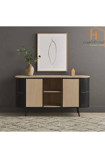 Al Saada Home Limited Quantity Multi-Purpose Buffet Cabinet - 80 X 40 X 160 cm - Wooden